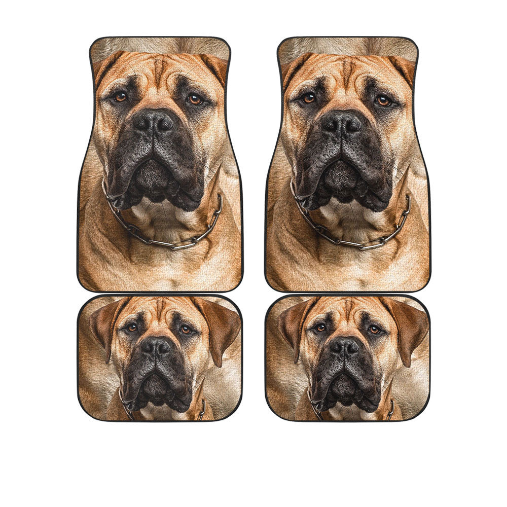 Mastiff Funny Face Car Floor Mats 119