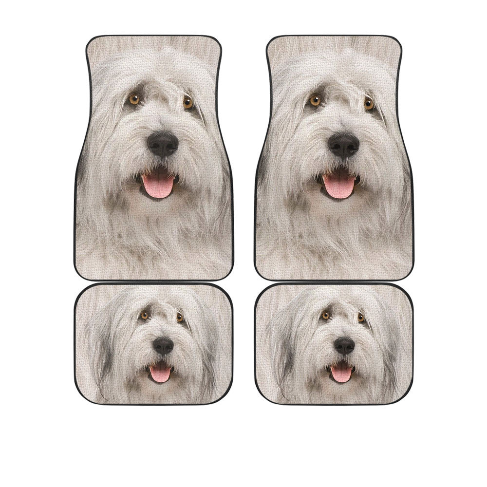 Old English Sheepdog Funny Face Car Floor Mats 119