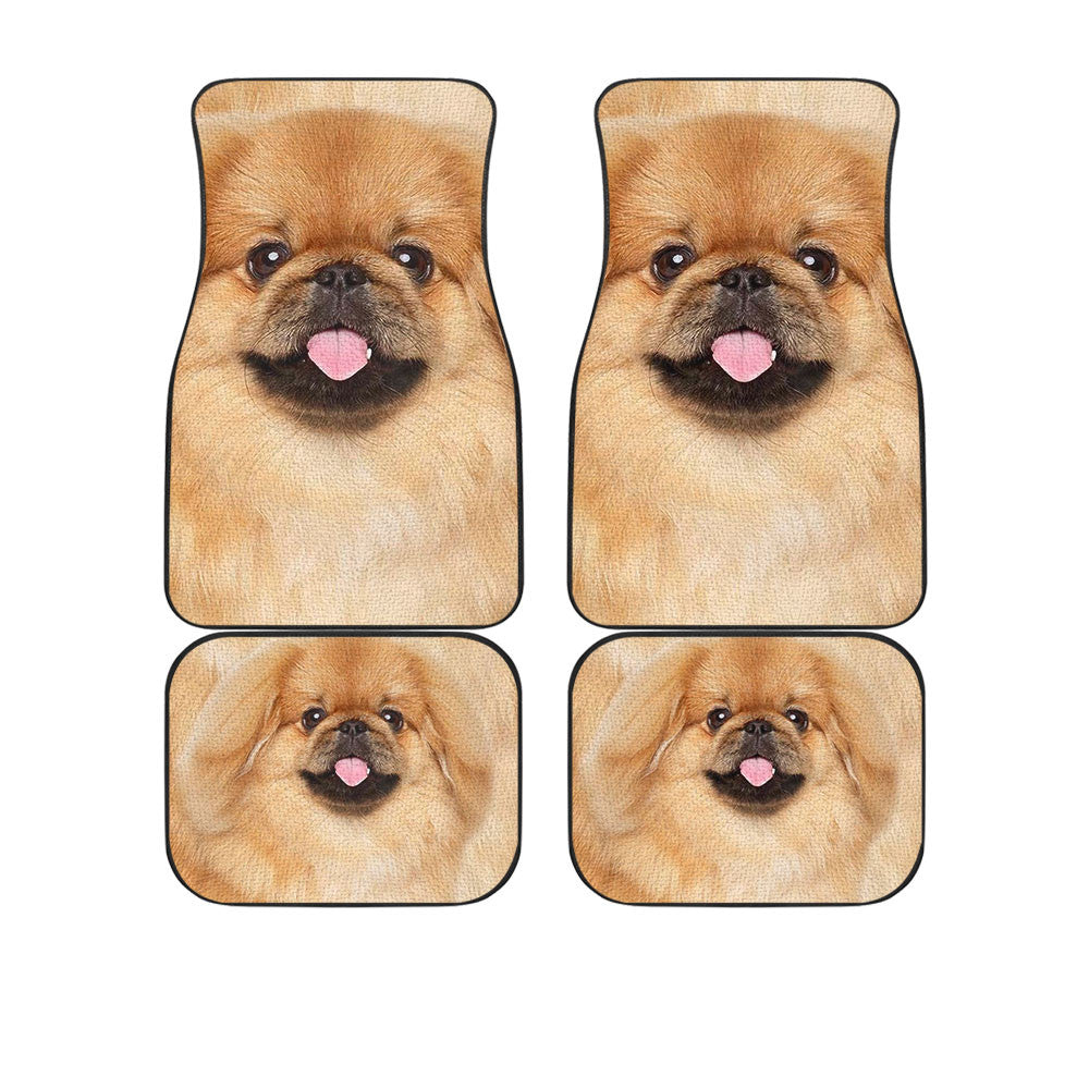 Pekingese Dog Funny Face Car Floor Mats 119