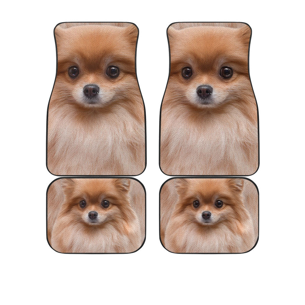 Pomeranian Dog Funny Face Car Floor Mats 119