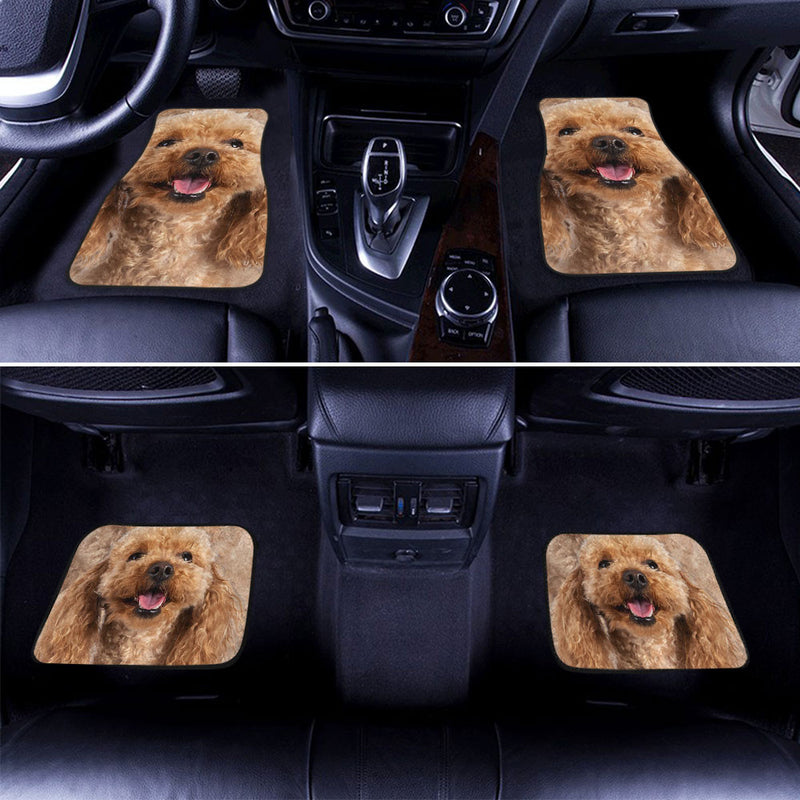Poodle Dog Funny Face Car Floor Mats 119