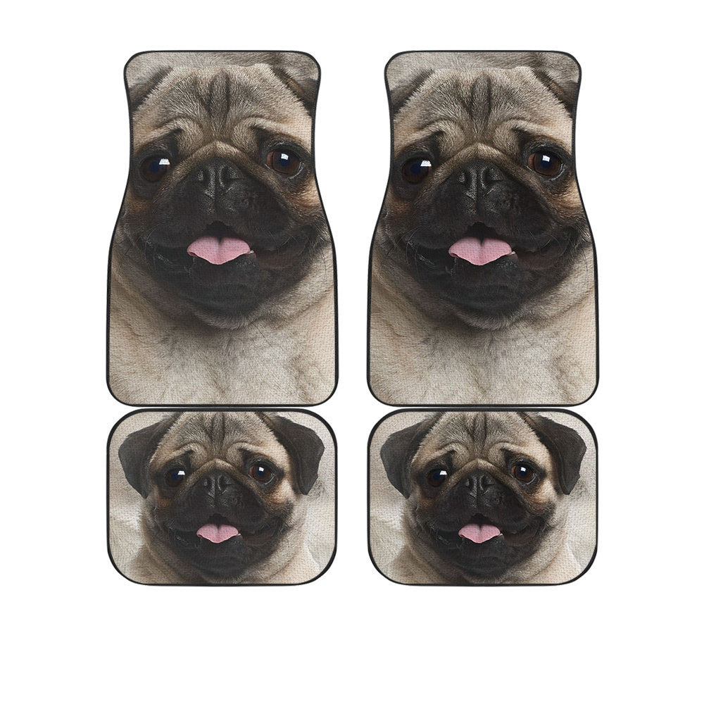 Pug Dog Funny Face Car Floor Mats 119