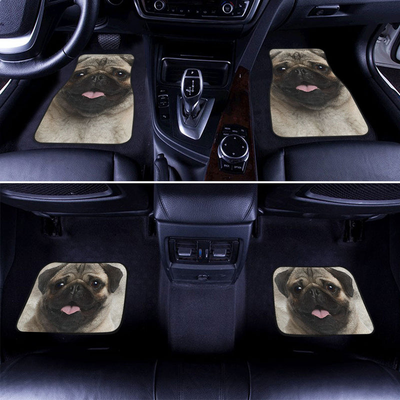 Pug Dog Funny Face Car Floor Mats 119