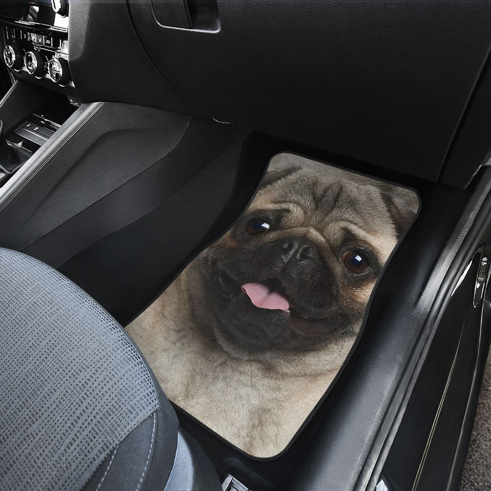 Pug Dog Funny Face Car Floor Mats 119