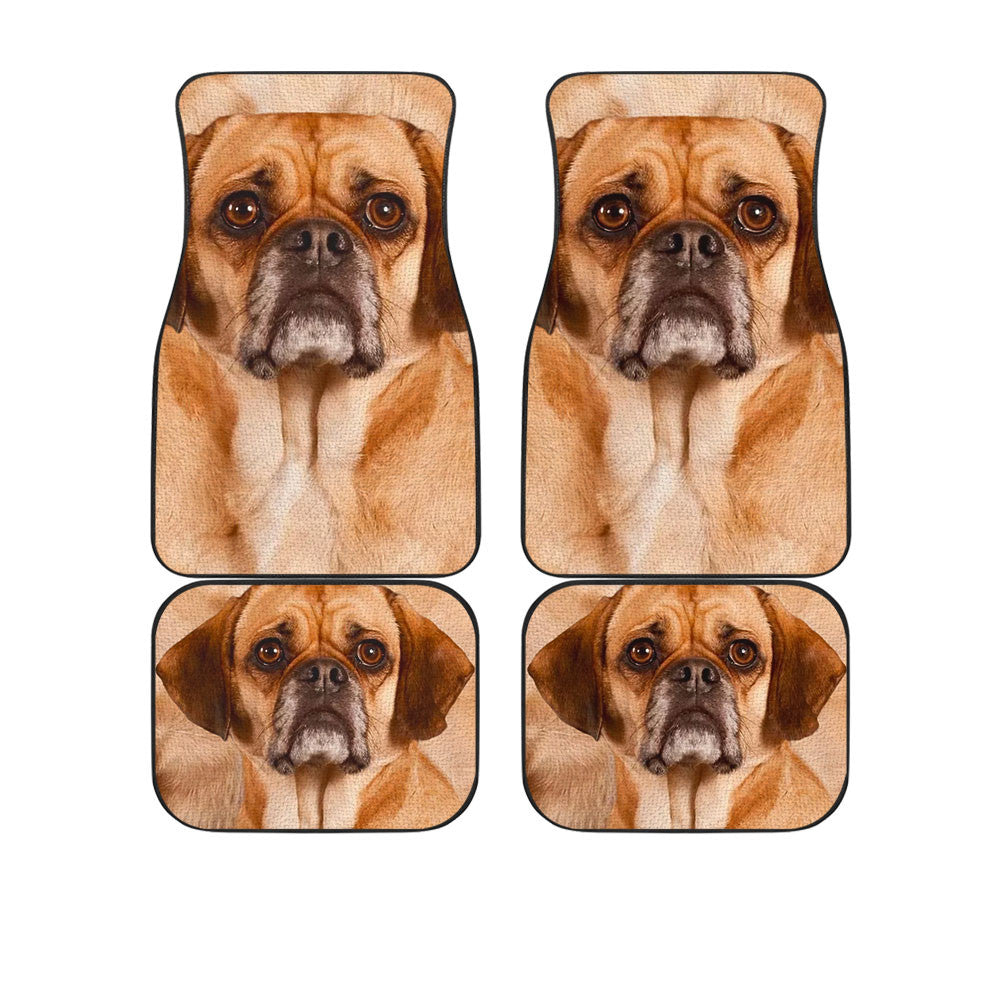 Puggle Dog Funny Face Car Floor Mats 119