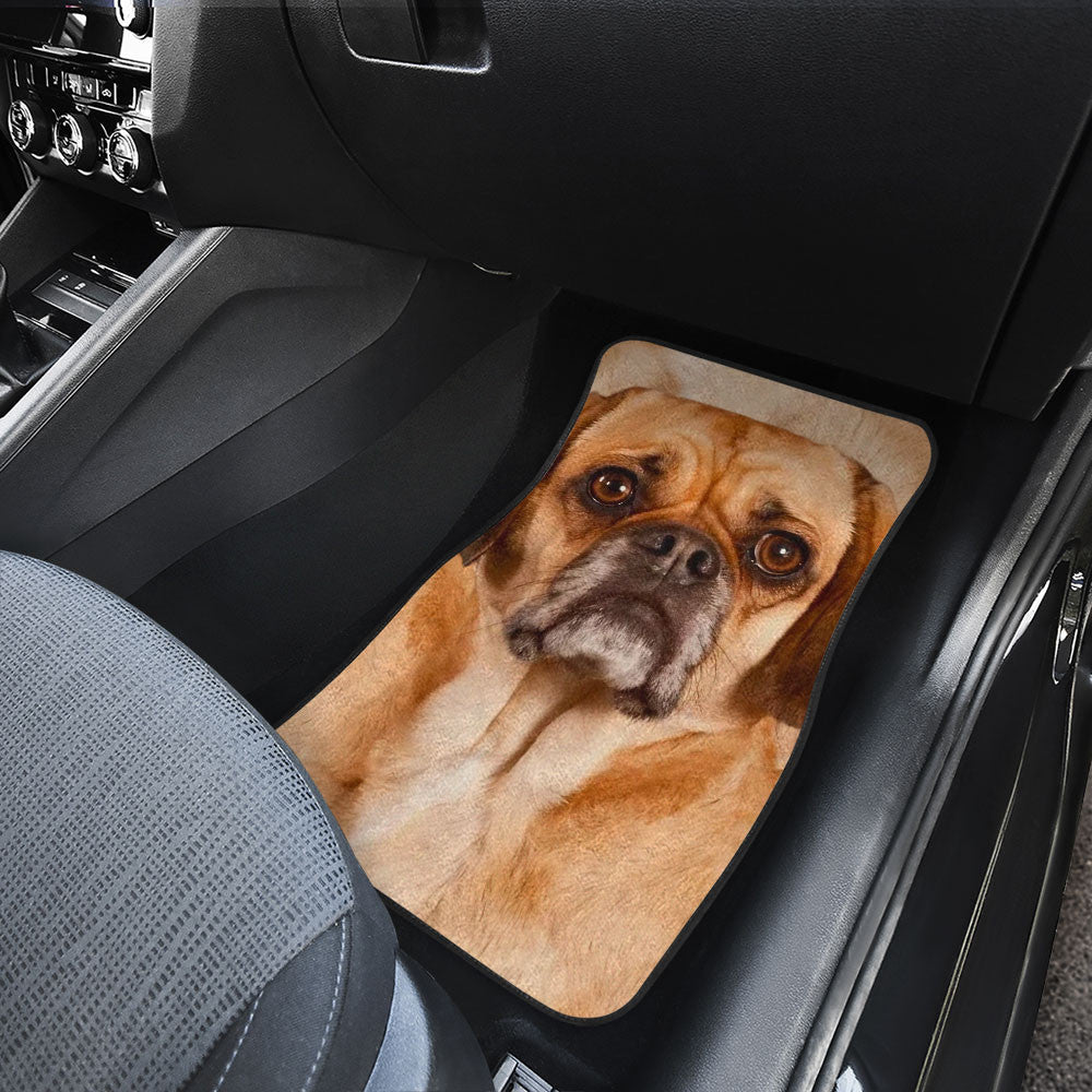 Puggle Dog Funny Face Car Floor Mats 119