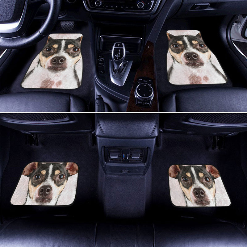 Rat Terrier Funny Face Car Floor Mats 119