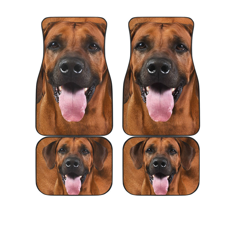 Rhodesian Ridgeback Funny Face Car Floor Mats 119