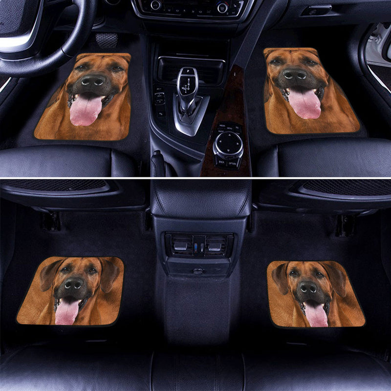 Rhodesian Ridgeback Funny Face Car Floor Mats 119