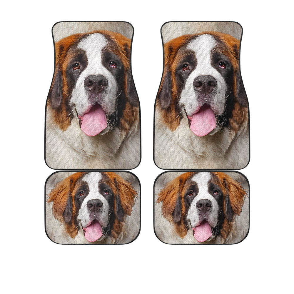 Saint Bernard Funny Face Car Floor Mats 119