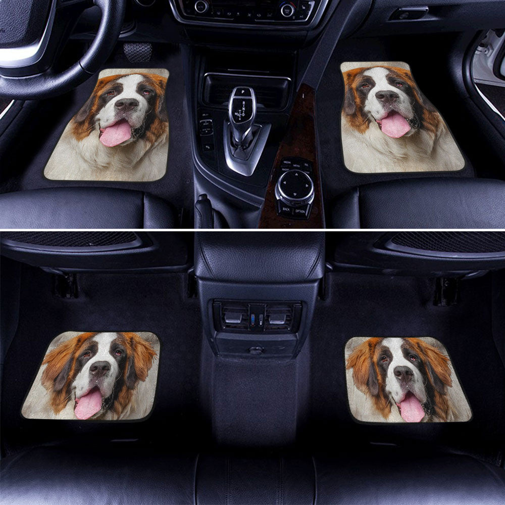Saint Bernard Funny Face Car Floor Mats 119