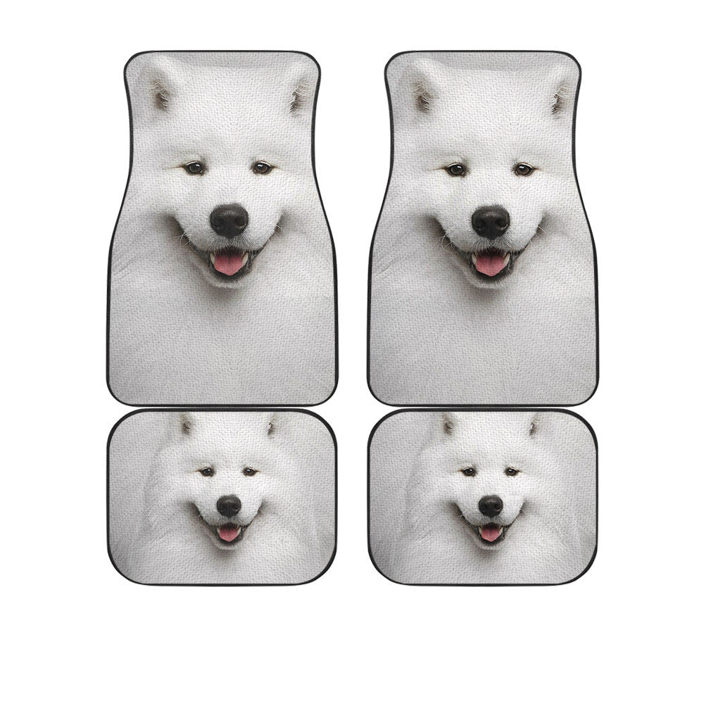 Samoyed Funny Face Car Floor Mats 119