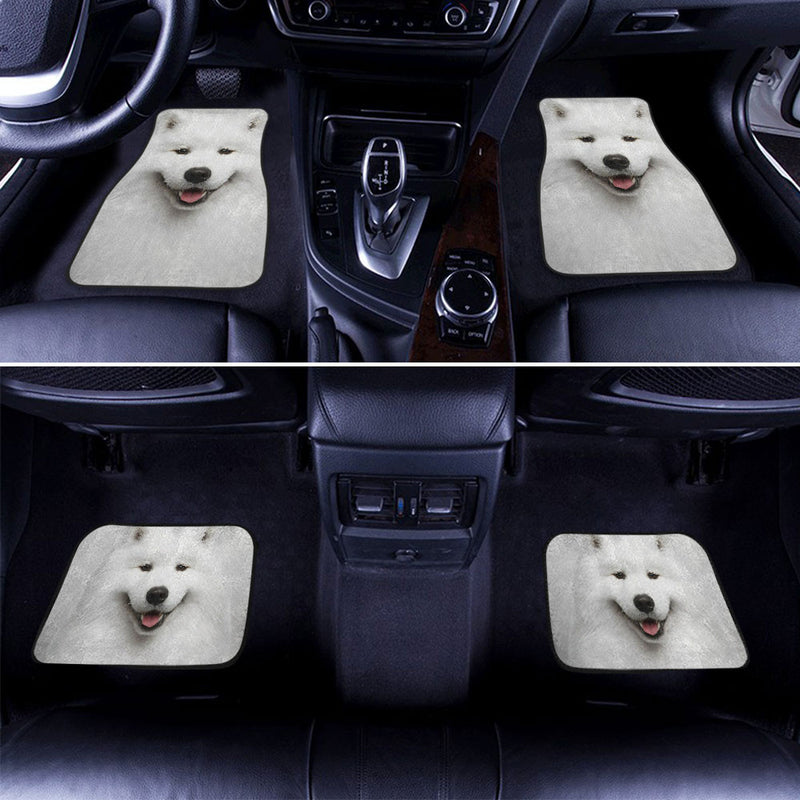 Samoyed Funny Face Car Floor Mats 119