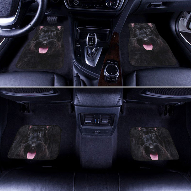 Scottish Terrier Funny Face Car Floor Mats 119