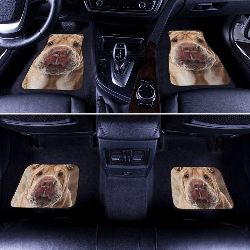 Shar Pei Funny Face Car Floor Mats 119