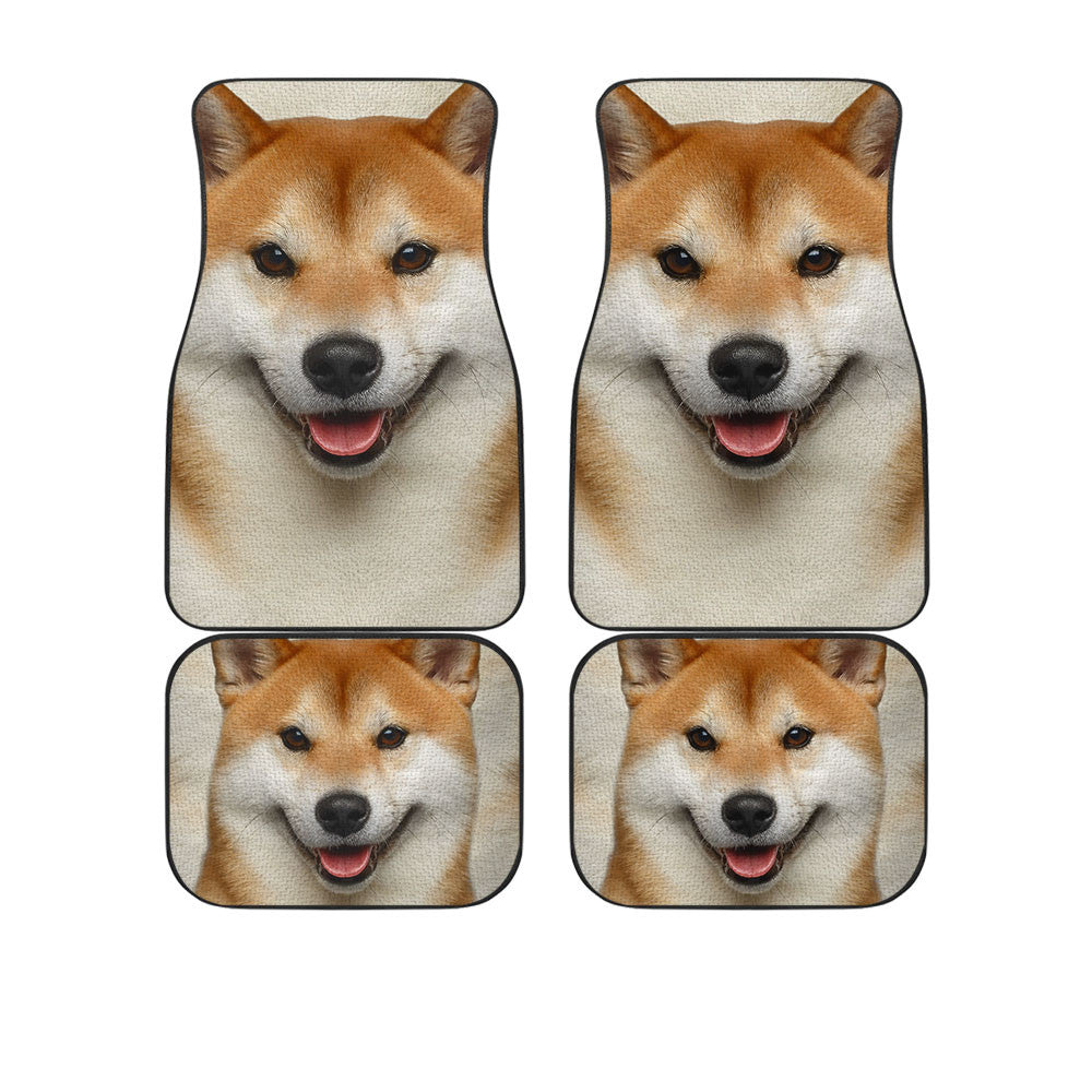 Shiba Inu Funny Face Car Floor Mats 119