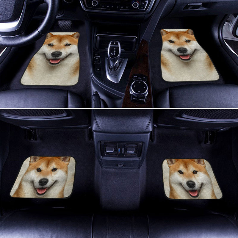 Shiba Inu Funny Face Car Floor Mats 119