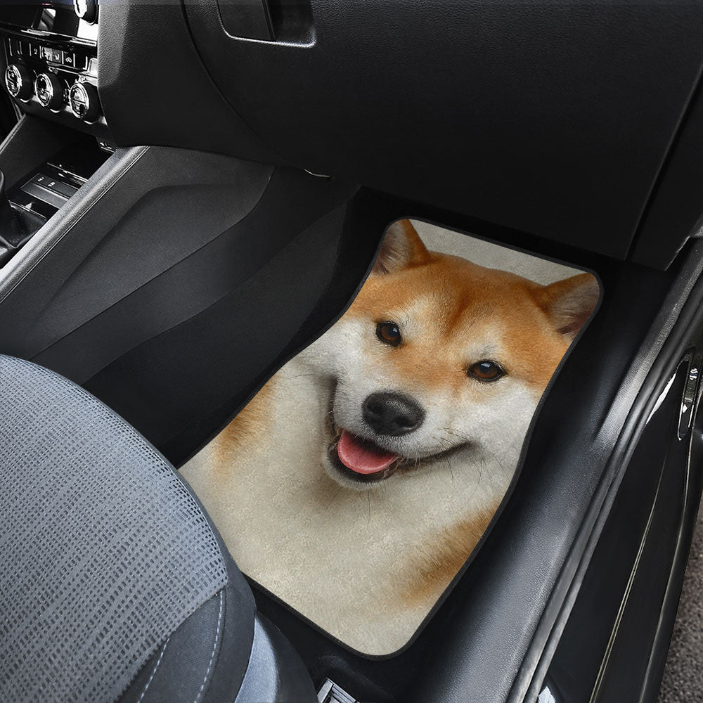 Shiba Inu Funny Face Car Floor Mats 119