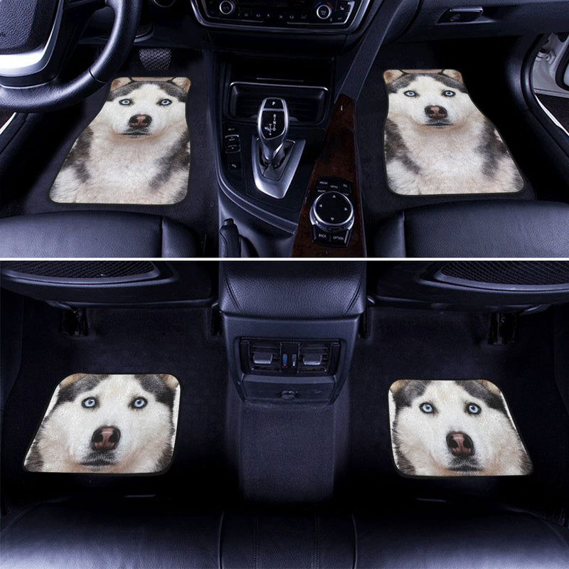 Siberian Husky Funny Face Car Floor Mats 119
