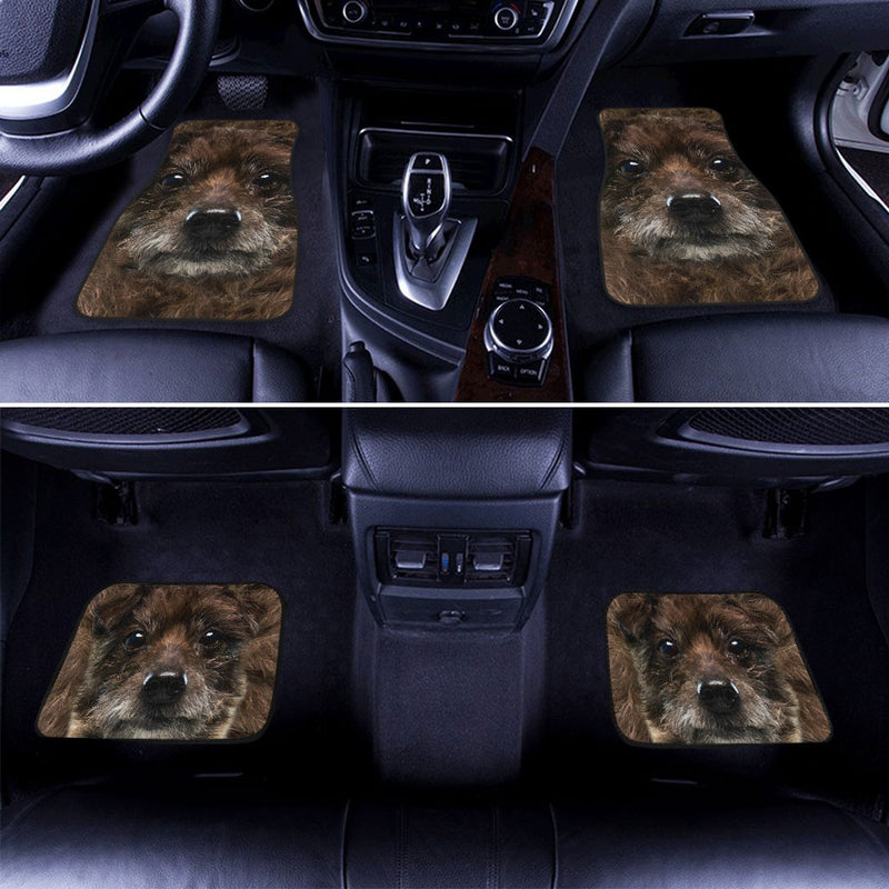 Yorkie-Poo Funny Face Car Floor Mats 119