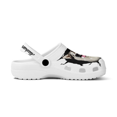 Alaskan Malamutes - 3D Graphic Custom Name Crocs Shoes