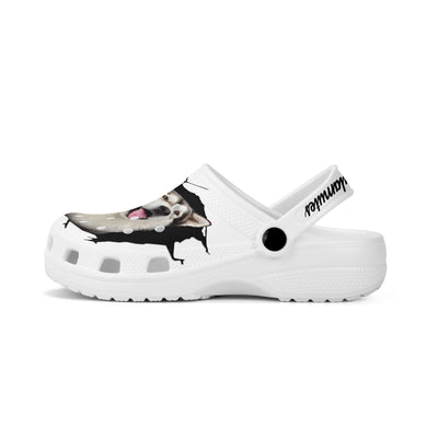 Alaskan Malamutes - 3D Graphic Custom Name Crocs Shoes