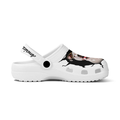 American Bulldog - 3D Graphic Custom Name Crocs Shoes