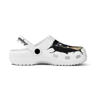 Belgain Malinois - 3D Graphic Custom Name Crocs Shoes