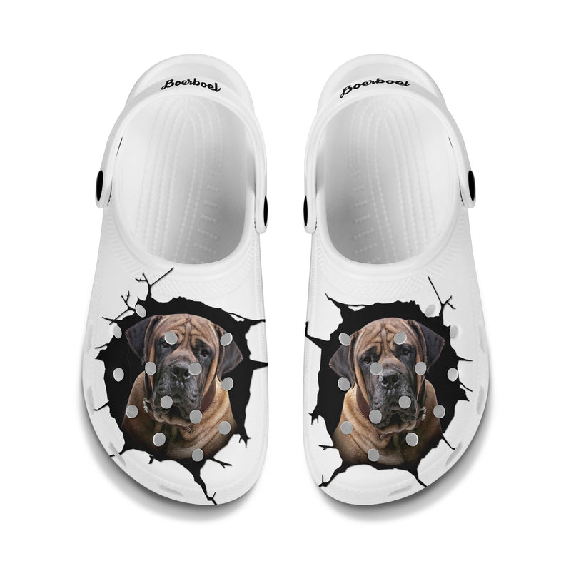 Boerboel - 3D Graphic Custom Name Crocs Shoes
