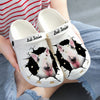 Bull Terrier - 3D Graphic Custom Name Crocs Shoes