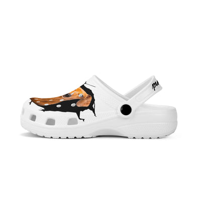 Dachshund - 3D Graphic Custom Name Crocs Shoes