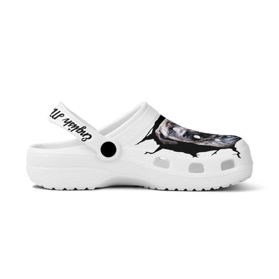 English Mastiff Brindle - 3D Graphic Custom Name Crocs Shoes