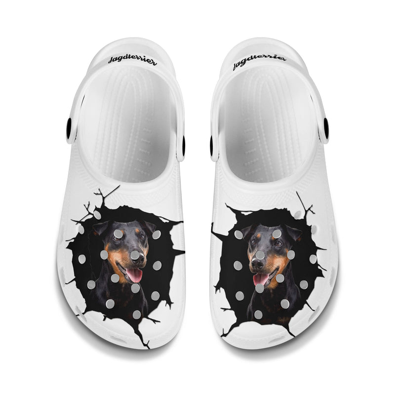 Jagdterrier - 3D Graphic Custom Name Crocs Shoes