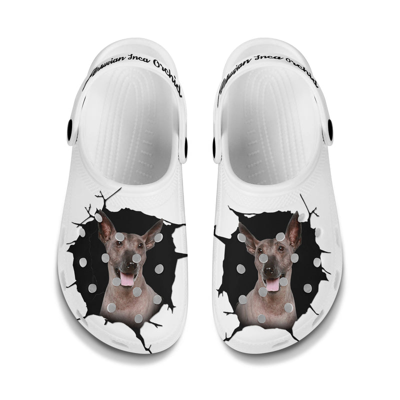 Peruvian Inca Orchid - 3D Graphic Custom Name Crocs Shoes