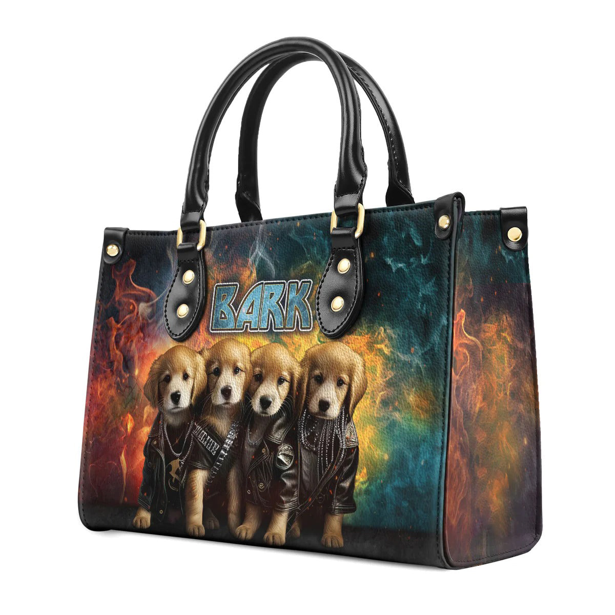 Bark Band Leather Bag