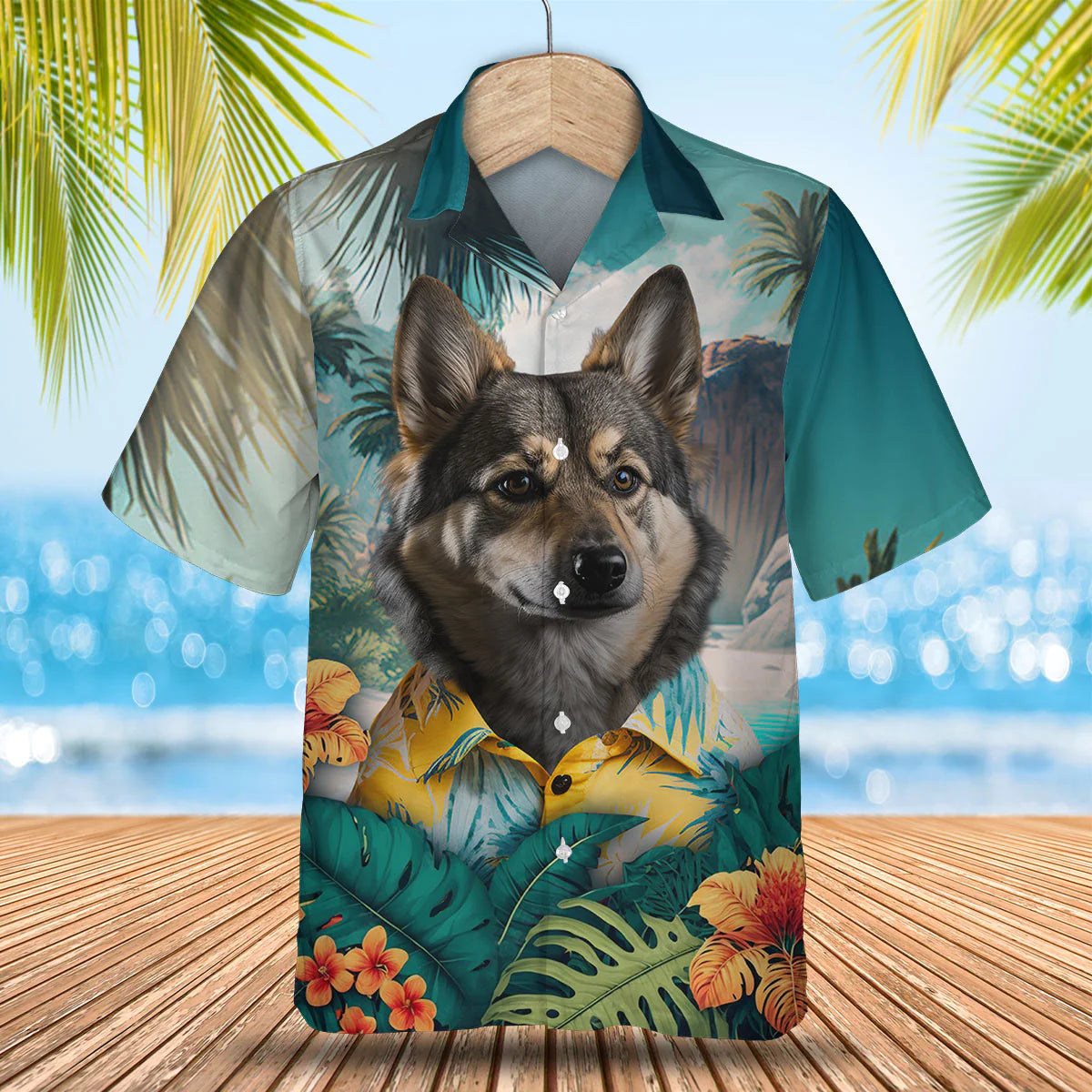 Weimaraner - 3D Tropical Hawaiian Shirt