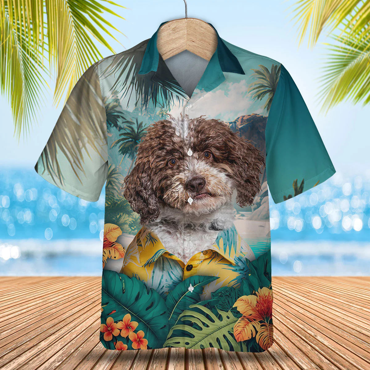 Lagotti Romagnoli - 3D Tropical Hawaiian Shirt