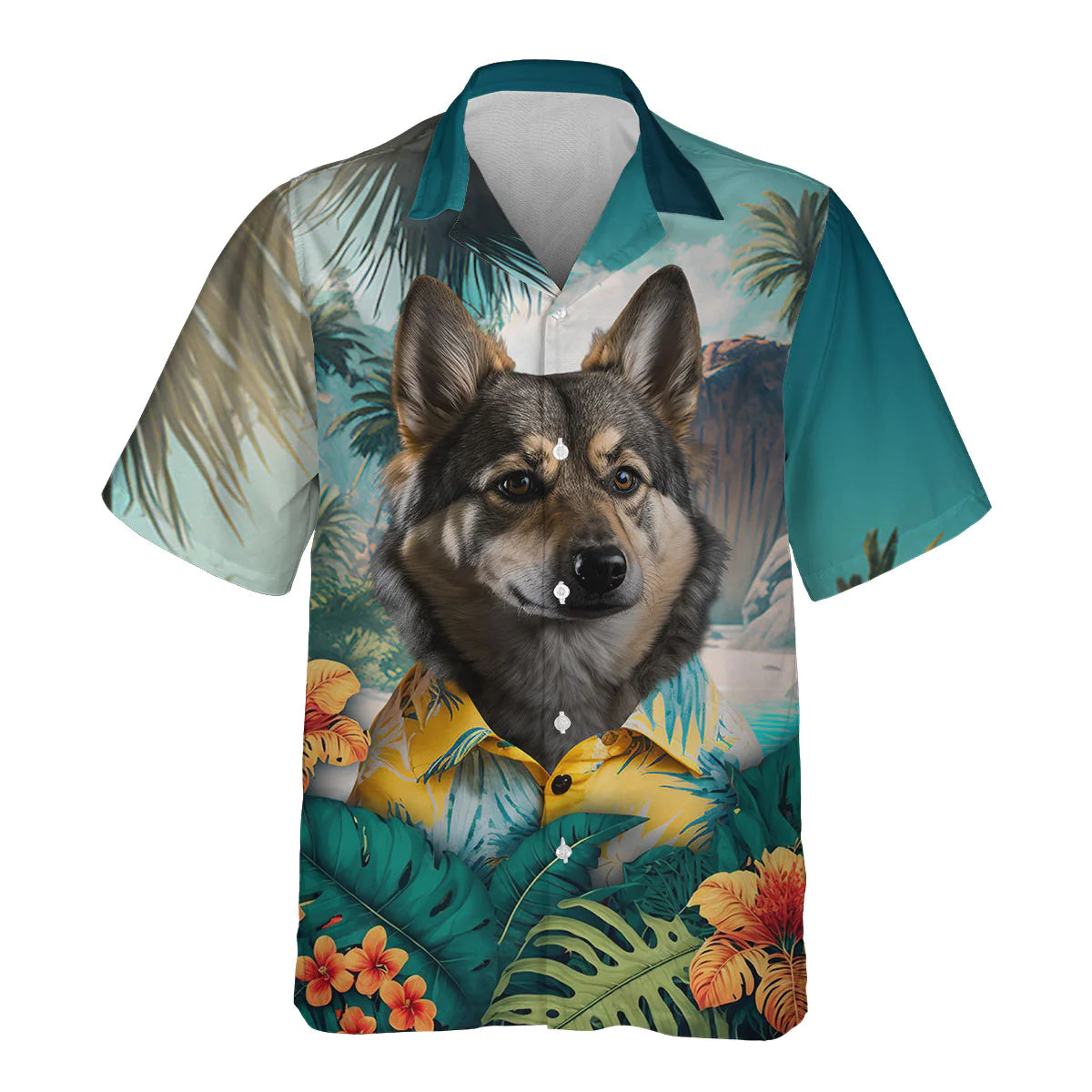 Weimaraner - 3D Tropical Hawaiian Shirt