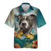 American Staffordshire Terrier AI - 3D Tropical Hawaiian Shirt