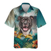 American Staffordshire Terrier - 3D Tropical Hawaiian Shirt