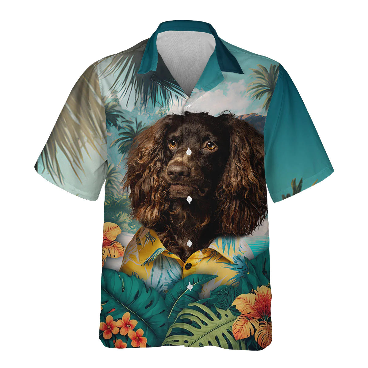 Boykin Spaniel - 3D Tropical Hawaiian Shirt