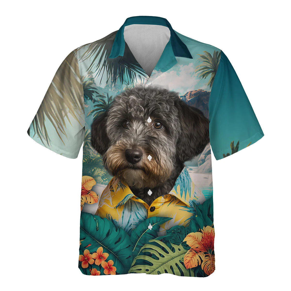 Schnoodle - 3D Tropical Hawaiian Shirt