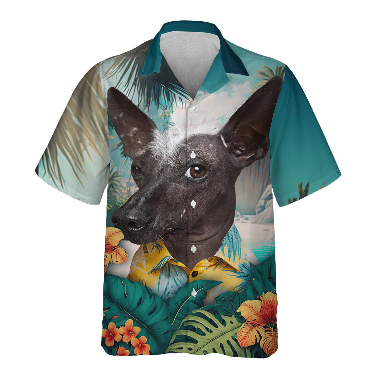Xoloitzcuintle - 3D Tropical Hawaiian Shirt