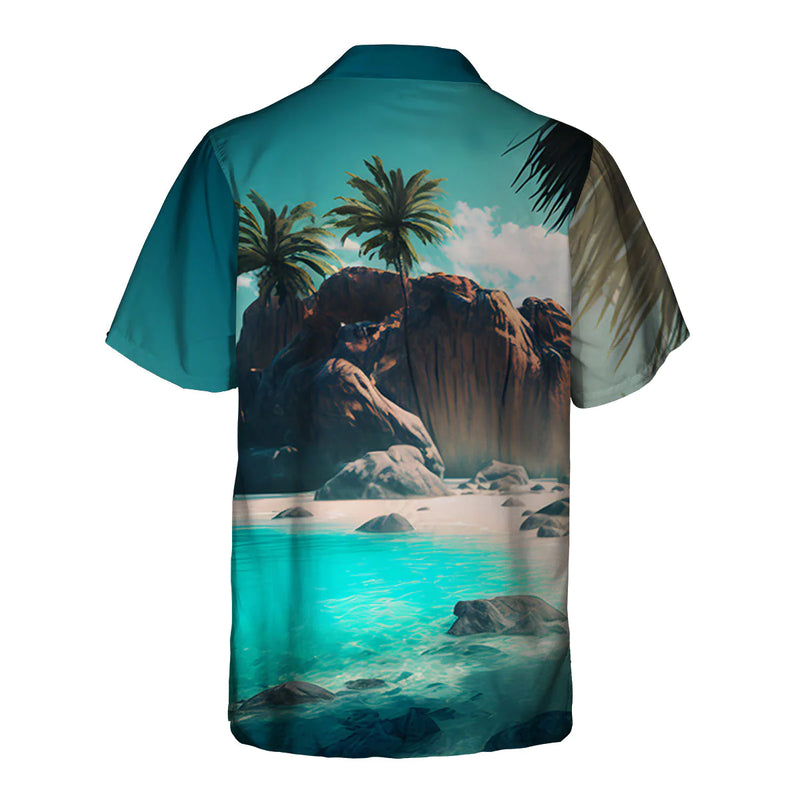 Bedlington Terrier - 3D Tropical Hawaiian Shirt