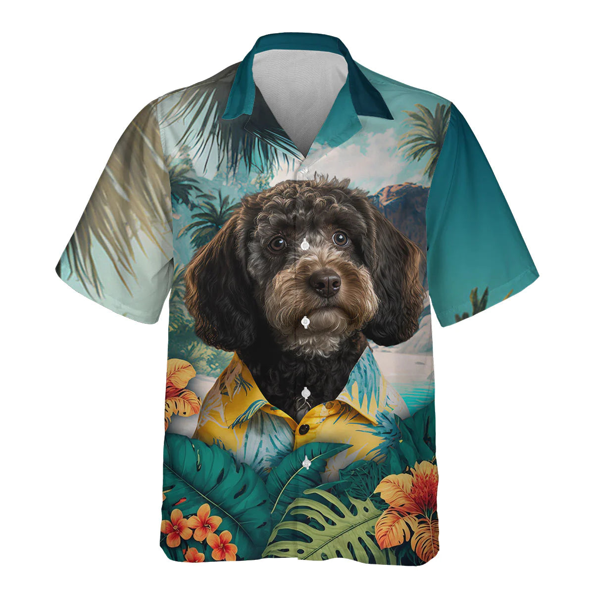 Cockapoo - 3D Tropical Hawaiian Shirt