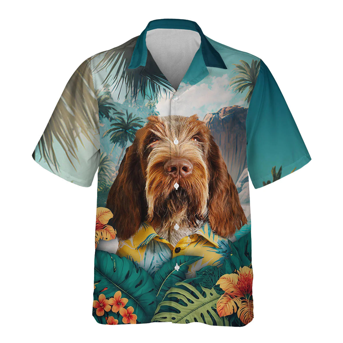 Spinone Italiano - 3D Tropical Hawaiian Shirt