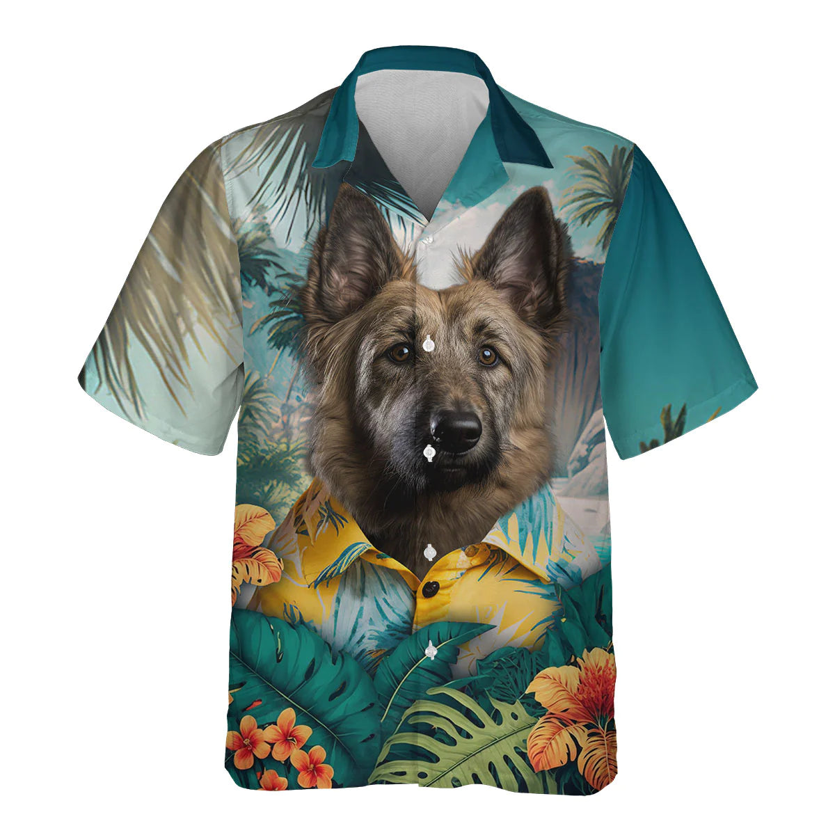 Berger Picard AI - 3D Tropical Hawaiian Shirt