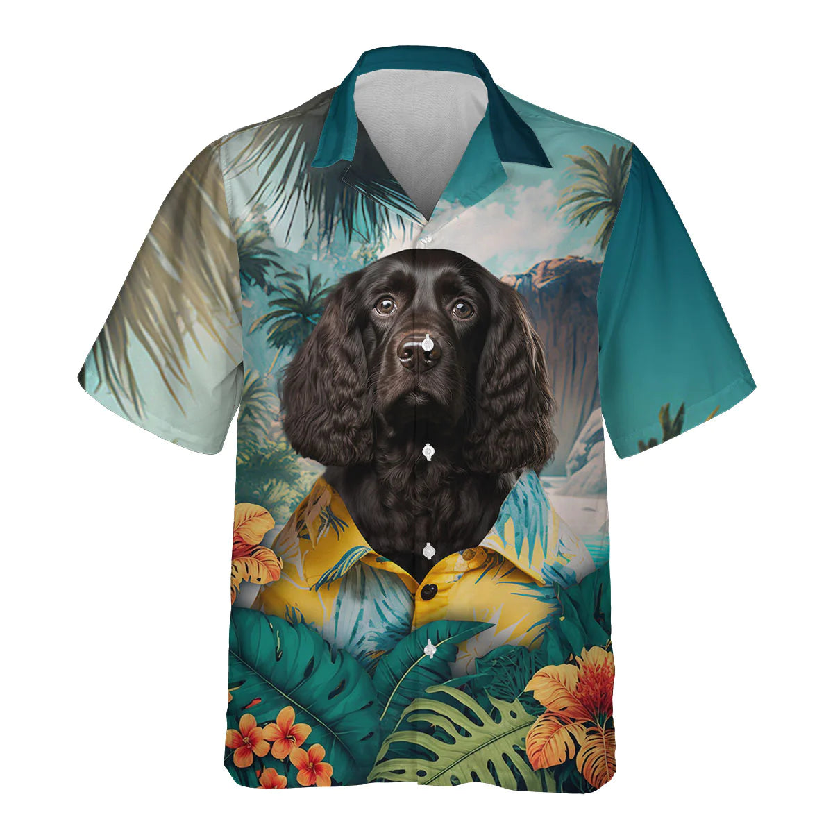 Boykin Spaniel AI - 3D Tropical Hawaiian Shirt
