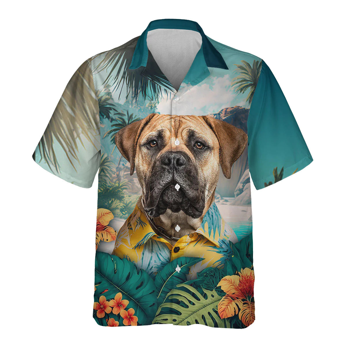 Mastiff - 3D Tropical Hawaiian Shirt