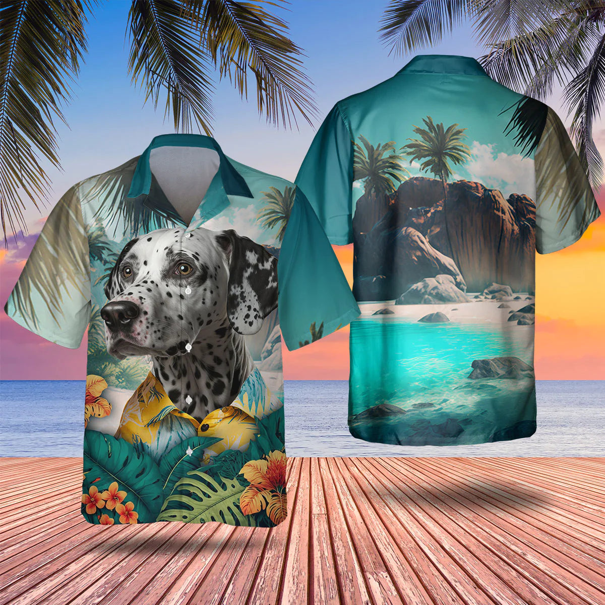 Dalmatian - 3D Tropical Hawaiian Shirt